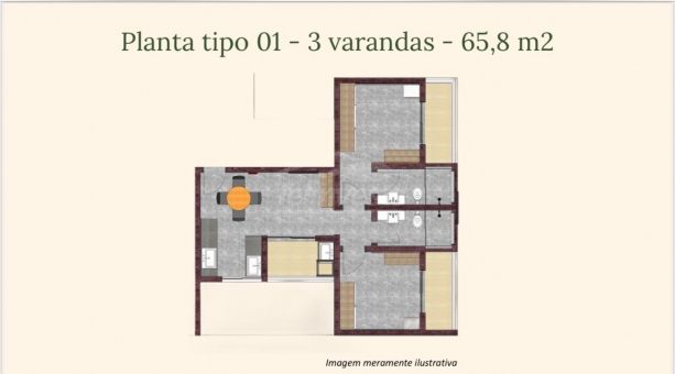 OPORTUNIDADE APARTAMENTO NA PLANTA 